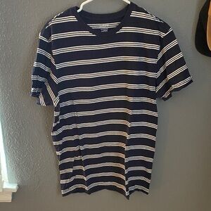 J.crew men’s navy stripe tee